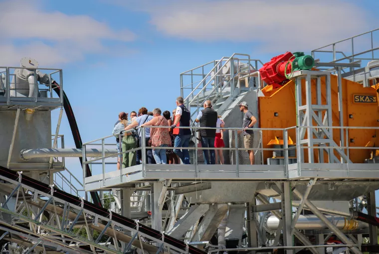 Family Day visite Hublet Floreffe usine lavage terres